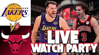 Chicago Bulls vs Los Angeles Lakers LIVE Watch Party | Bulls Battle Luka & The LakeShow in Chicago
