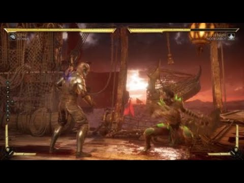 Mortal Kombat 11_  Kitana Edenian Razor  Half-Blood Stance 43% KB corner combo