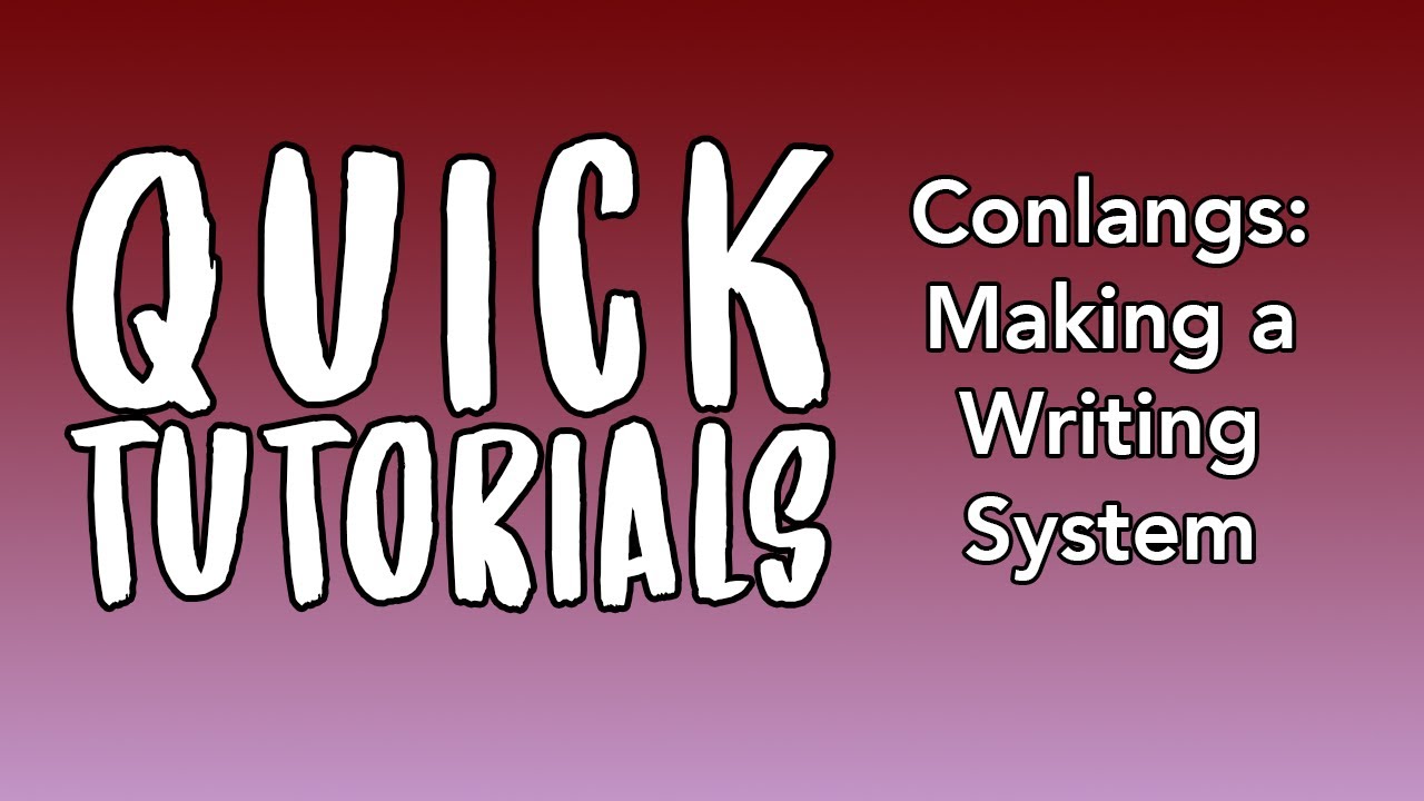 Making a Writing System & Font | Tutorial #Shorts