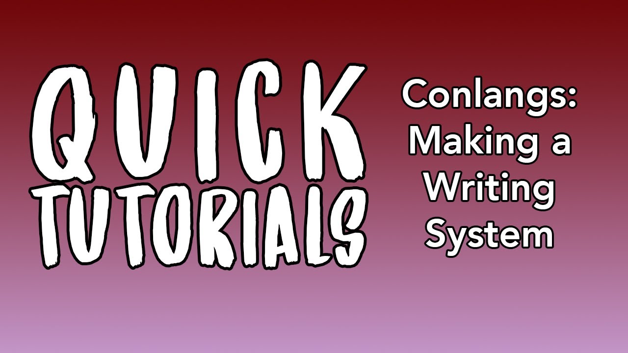 Making a Writing System & Font | Tutorial #Shorts