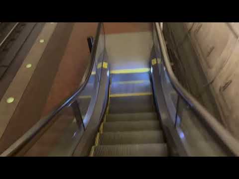 WMATA D Street Platform Escalators at Judiciary Square Metro Station - Washington DC