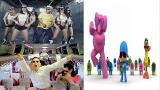 Gangnam Style Psy, Don Cheto and Pocoyo DJ IVAN. 