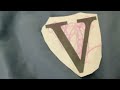 Sesame Street Letter V Violin Vegetables Vaccum Vampire Vine Valentine Volcano 2004