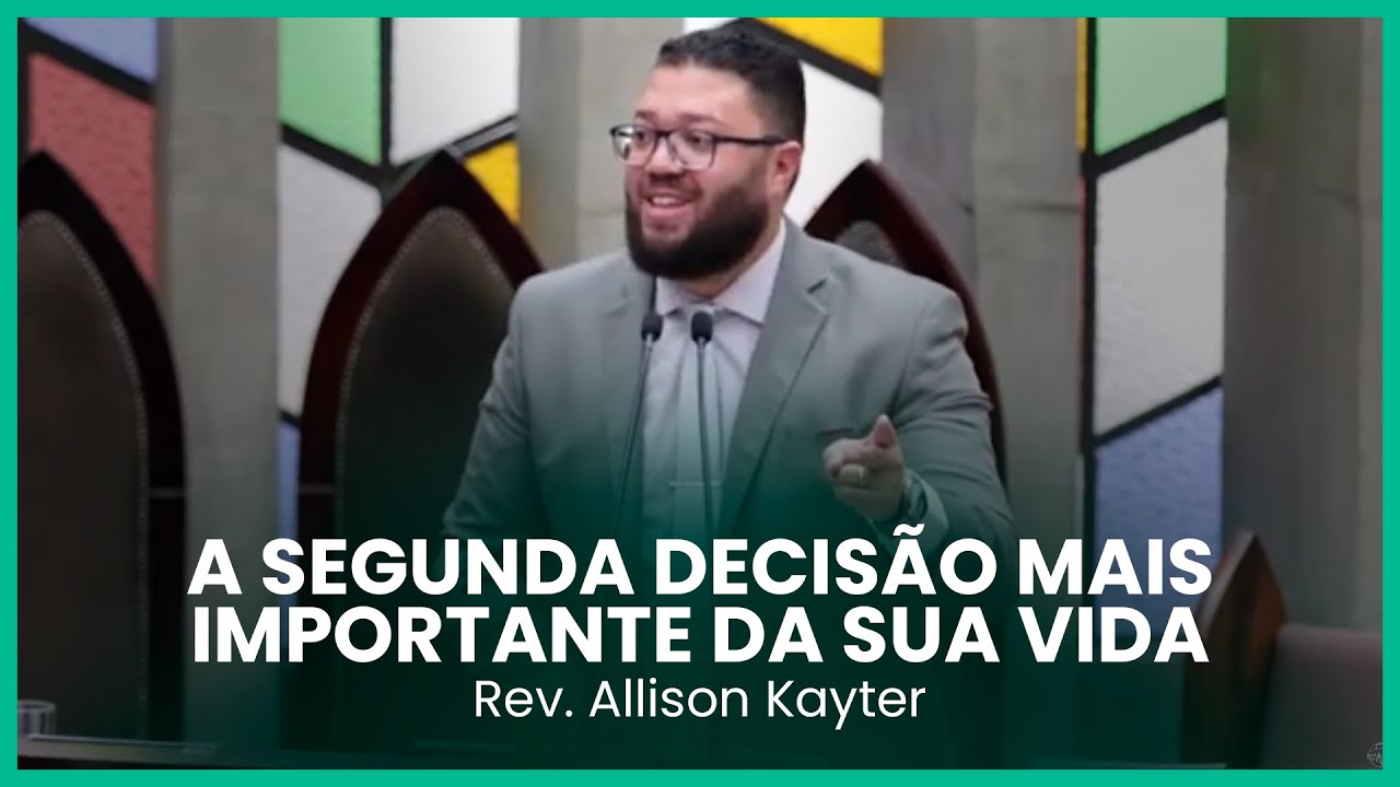 A segunda decisão mais importante da sua vida (1 Reis 16:29-34) | Rev. Allison Kayter