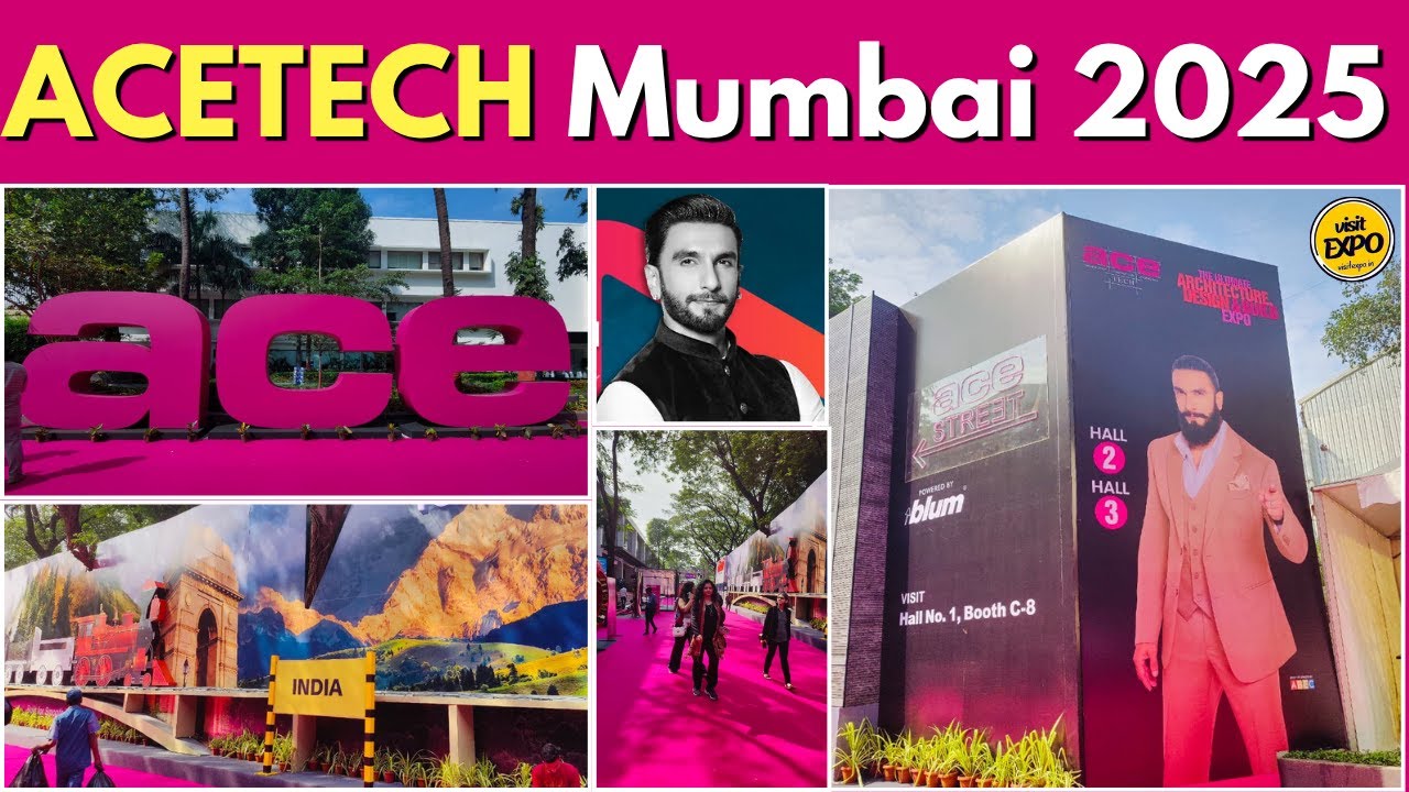 🏗️ ACETECH Mumbai 2025 | India’s Biggest Architecture, Design & Construction Expo 🏢✨