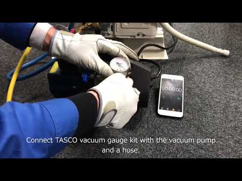 TASCO vacuum gauge kit psi & kPa