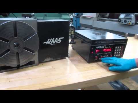 Haas HRT-9 Programmable Rotary Table with Servo Control Box