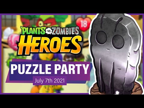 PvZ Heroes PUZZLE PARTY Tutorial (7th July 2021) | Plants vs Zombies: Heroes Daily Event Challenge