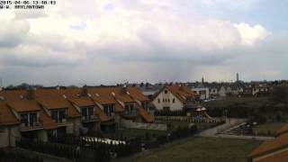 preview picture of video '2015-04-06 - Weather Time Lapse Brylantowa, Wroclaw'