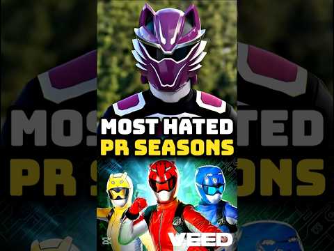 Most Hated Power Ranger Seasons #powerrangers #redranger #powerrangerssupermegaforce #shorts #mmpr