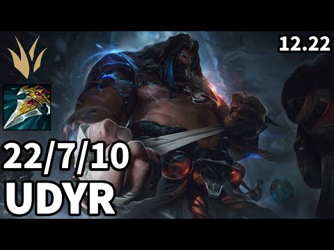 Udyr Jungle vs Lillia - KR Master | Patch 12.22