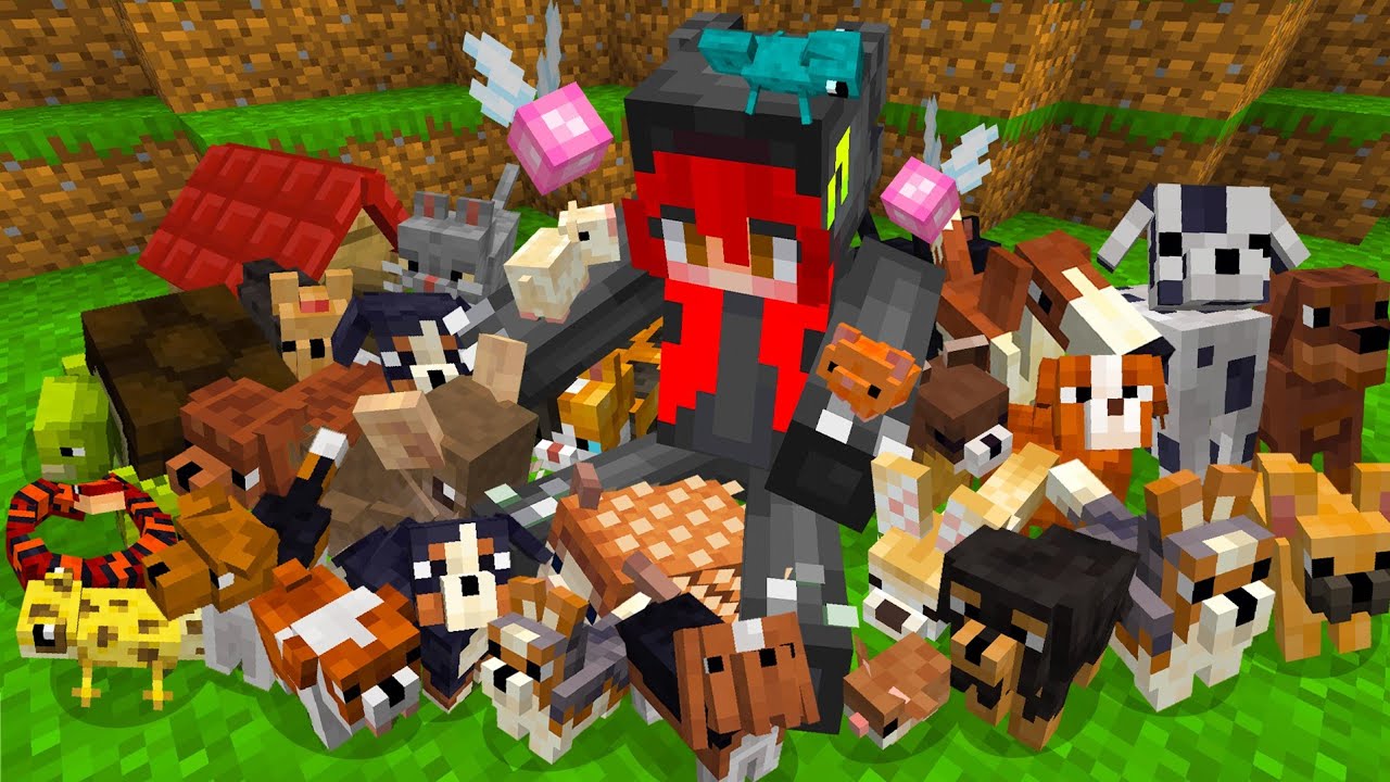 OS ANIMAIS MAIS FOFOS DO MINECRAFT 