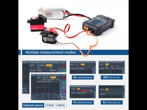 KST ST8 Servotester  | Funktion und Bedienung