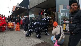 Lion Dance in Vancouver - Ming Wo Cookware, 10 Feb 2024