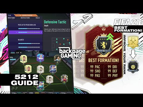 FIFA 21 | 5212 CUSTOM TACTICS & FUT CHAMPS GUIDE! | COUNTER THE 532! BEST FORMATION IN FIFA!