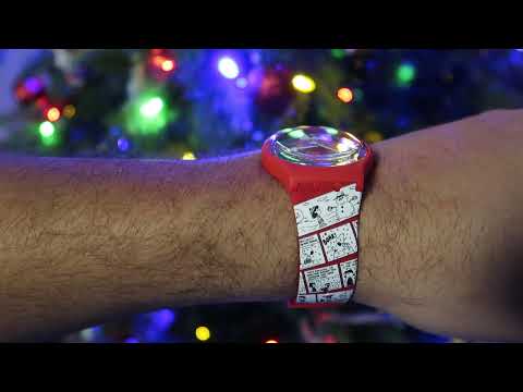 Swatch X Peanuts Holiday Watch