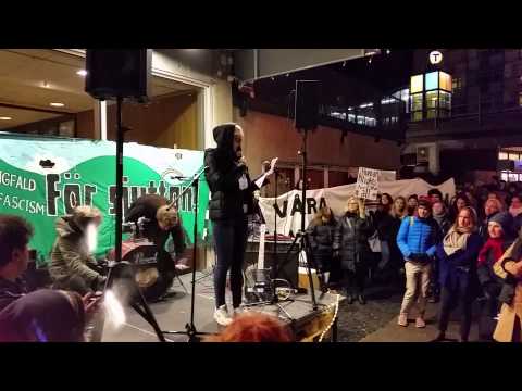 Ett år sedan nazistattacken i Kärrtorp - AFA Stockholm talar