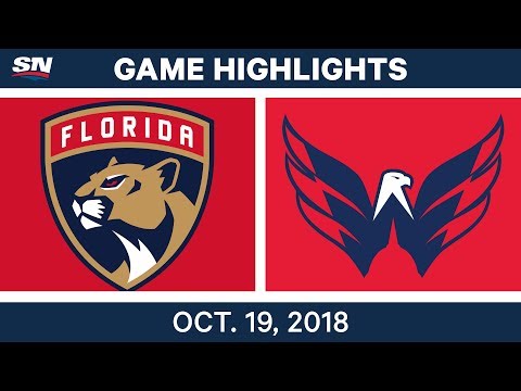 NHL Highlights | Panthers vs. Capitals - Oct. 19, 2018