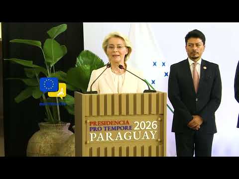 Video Thumbnail: Von der Leyen: €9 Billion Trade Boost by 2040 as EU–Mercosur Doors Open! #MERCOSUR