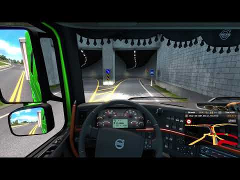 Euro Truck Simulator 2 Lillehammer to Aarhus (Promods)