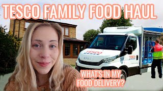 TESCO FOOD HAUL FOR A FAMILY OF 4 | Tesco Delivery Haul | Tesco Haul with Prices 2023