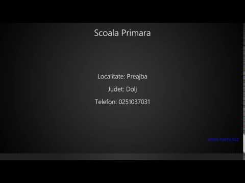 Scoala Primara Preajba