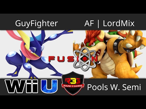Fusion 4 - GuyFighter (Greninja) vs AF | LordMix (Bowser) - Smash 4 Pools W. Semi