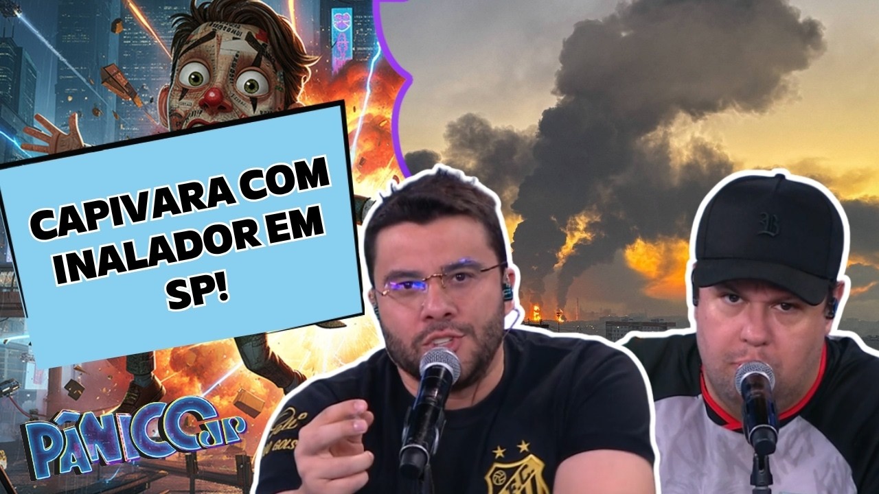 TEMPO RUIM EM SÃO PAULO E O AR TÁ ZUADO! ALBORGHETTI E DATENA GORDÃO SURTAM COM A POLUIÇÃO