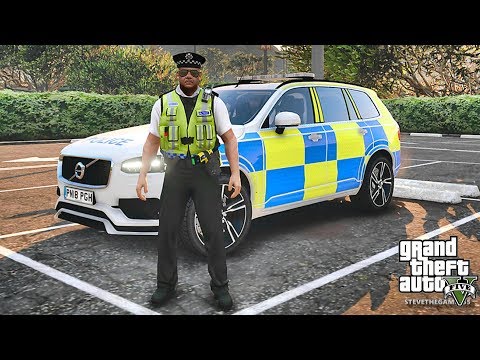 GTA 5 MODS LSPDFR 848 - BRITISH PATROL!!! (GTA 5 REAL LIFE PC MOD)VOLVO