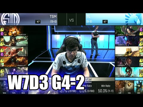 Team Liquid vs TSM | Game 2 S6 NA LCS Summer 2016 Week 7 Day 3 | TL vs TSM G2 W7D3 1080p