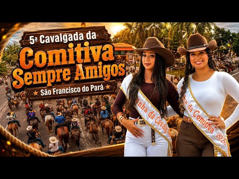 Lindas vaqueiras na Cavalgada da Comitiva dos amigos em São Francisco do Pará