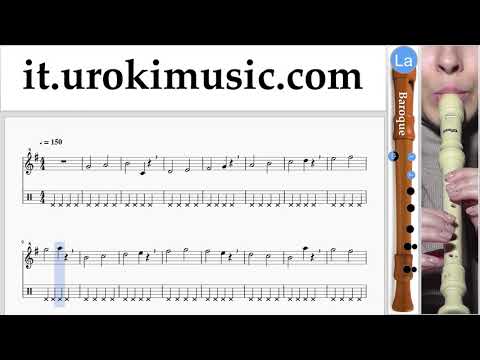 Corso di Flauto Dolce B. Mariah Carey - All I Want For Christmas Is You Tablature Tab Parte#1