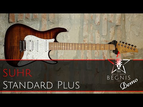 DEMO - SUHR STANDARD PLUS HSS in Suhr Hombre Head BrownFace