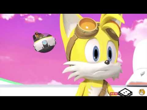 Sonic saves tails in sonic boom