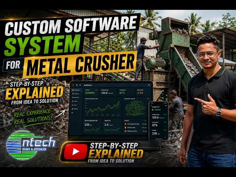 Customized Metal Crusher Automation System | Industrial Plant Efficiency Solution