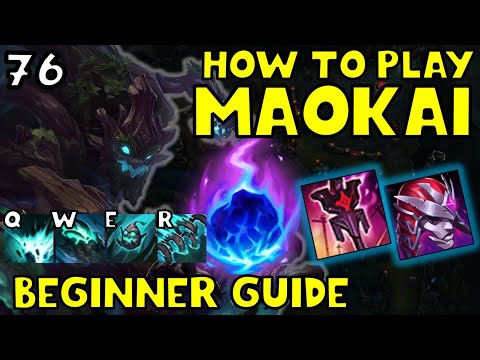 HOW TO PLAY MAOKAI SUPPORT FOR BEGINNERS | MAOKAI Guide Season 12 | A TO Z EP. 76 |League of Legends