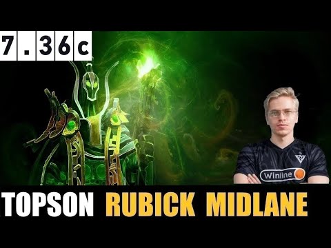 🤯 TOPSON [RUBICK] MID 7.36C - DOTA 2 HIGHEST MMR MATCH #dota2gameplay  #dota2   #topson