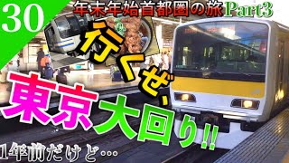 【鉄道旅ゆっくり実況】年末年始旅Part3 ハプニング発生⁉︎ 東京大回り旅！