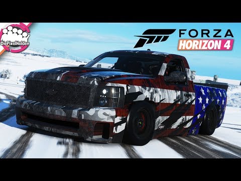 FORZA HORIZON 4 #102 - Ein 1000 PS Drift Truck rutscht im Schnee - Let's Play Forza Horizon 4