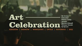 Kadr z teledysku Art Celebration tekst piosenki Mr Krime feat. Eskaubei, Robert Cichy, Jarecki, Bernard Maseli, Tomasz Nowak, Dj Eprom