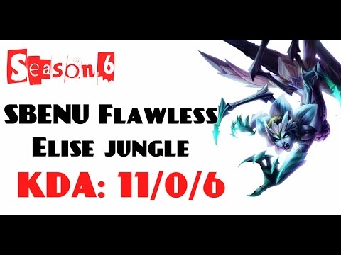 Korea Challenger LOL - SBENU Flawless - Elise jungle (Feb 10, 2016)