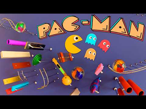 PacMan StartUp Song on Amazing Instruments! Marble Music