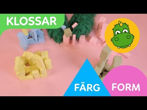 Bolibompa Mini: Färg & Form – Draken sorterar klossar