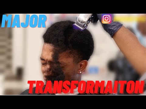 BIG TRANSFORMATION 🤯: AFRO TO WAVES 💈🔥