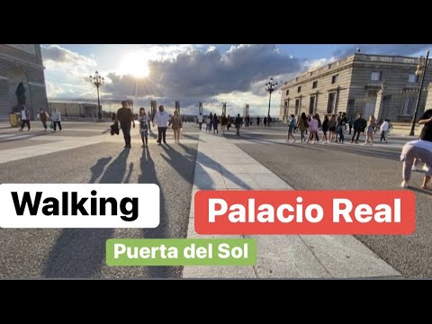 Walking Tour From Puerta del Sol to Palacio Real ( Royal Palace ) - Madrid (Spain) 🇪🇸