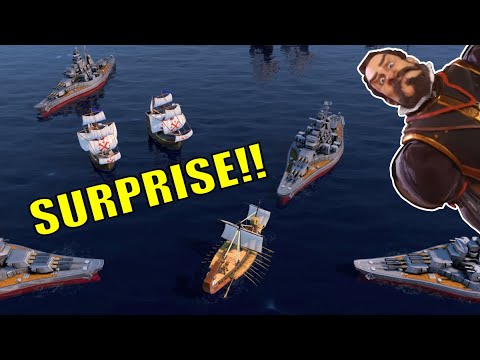 Civ 6 | No One Expects the Spanish Battleshipquisition (#2 Deity ++ Spain Civilization VI)