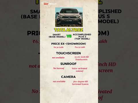 Tata Altroz Base vs Top Model | Full Comparison 🔥
