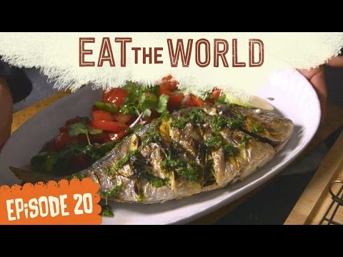 OPEN GRILLED FISH! Cooking in the Algarve : Andy & Ben Eat the World (Ep 20)