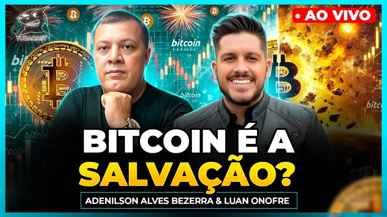 BITCOIN É A ÚNICA SALVAÇÃO? com PROF. ADENILSON ALVES | Tubacast (488)