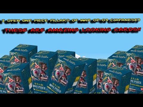 I open One Piece Pillars of Strength OP-03 Japanese Booster Box, did we pull 🔥🔥